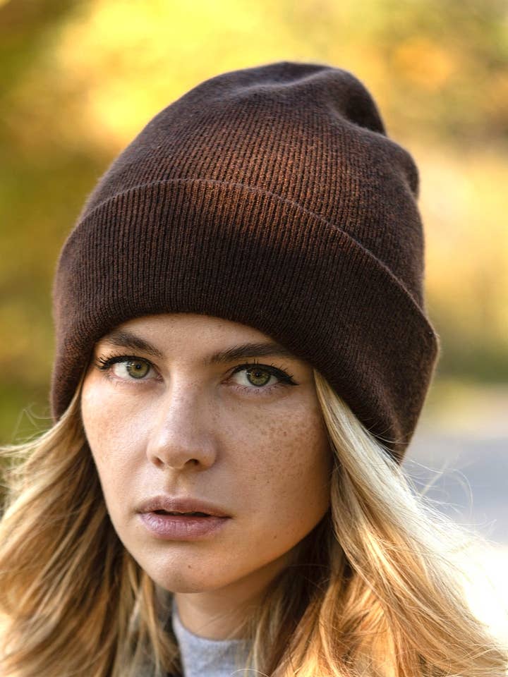 (H102) Hat: Cashmere Chessy Hat for wholesale by AMATO NEWYORK Carolina Amato