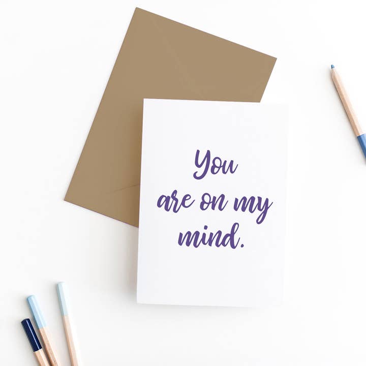 estás en mi mente | deseos empáticos | Te aprecio para venta al por mayor de Smiles By Megan | Zatetic Studios, LLC