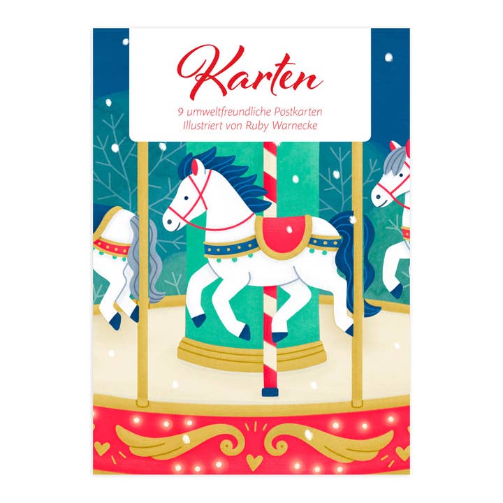 Ansichtkaartenset "Ruby Warnecke - Kerstmis I" voor wholesale door paruspaper. nutzfeine papeterie