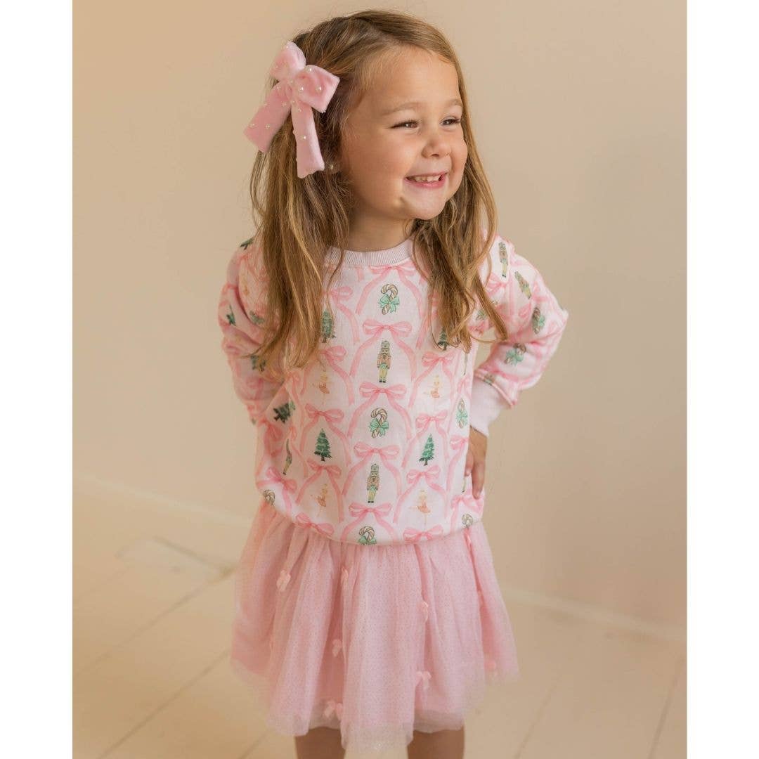 Sweet Wink - Wholesale Sweatshirt - Kids - Nutcracker Trellis Christmas Sweatshirt - Kids Clothing6