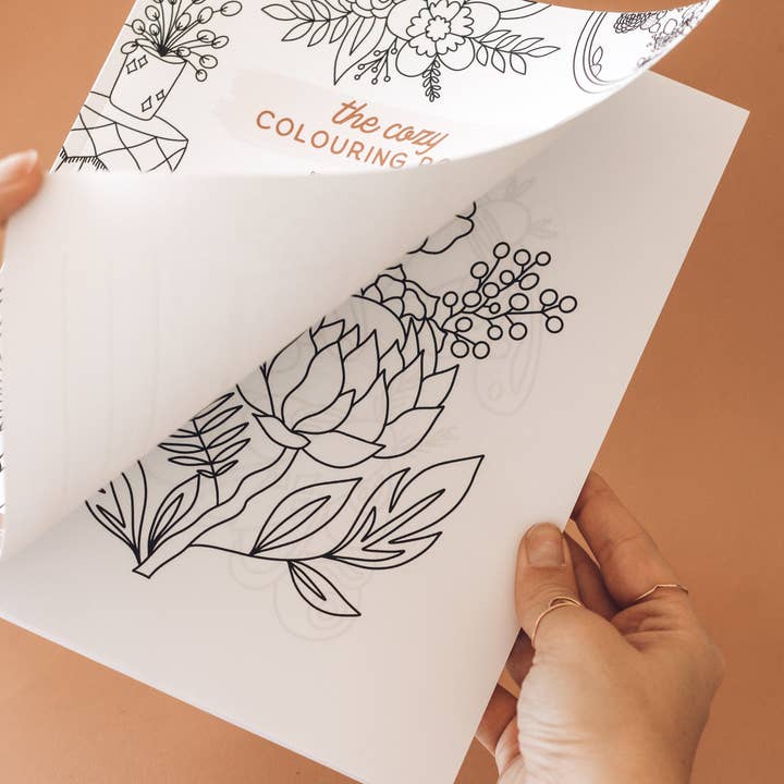 Jess' Paper Co. - Wholesale Coloring Book - Adult - The Cozy Colouring Book by Jess' Paper Co.