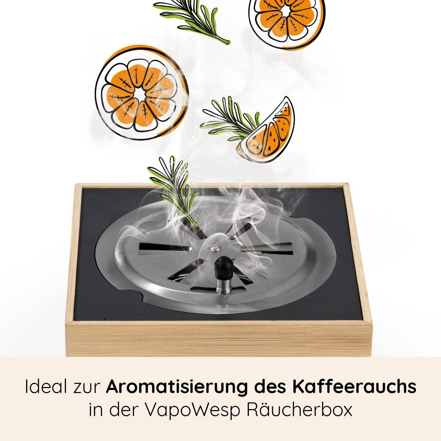 VapoWesp - Wholesale Incense - VapoPowder Orange & Rosemary (100g)5