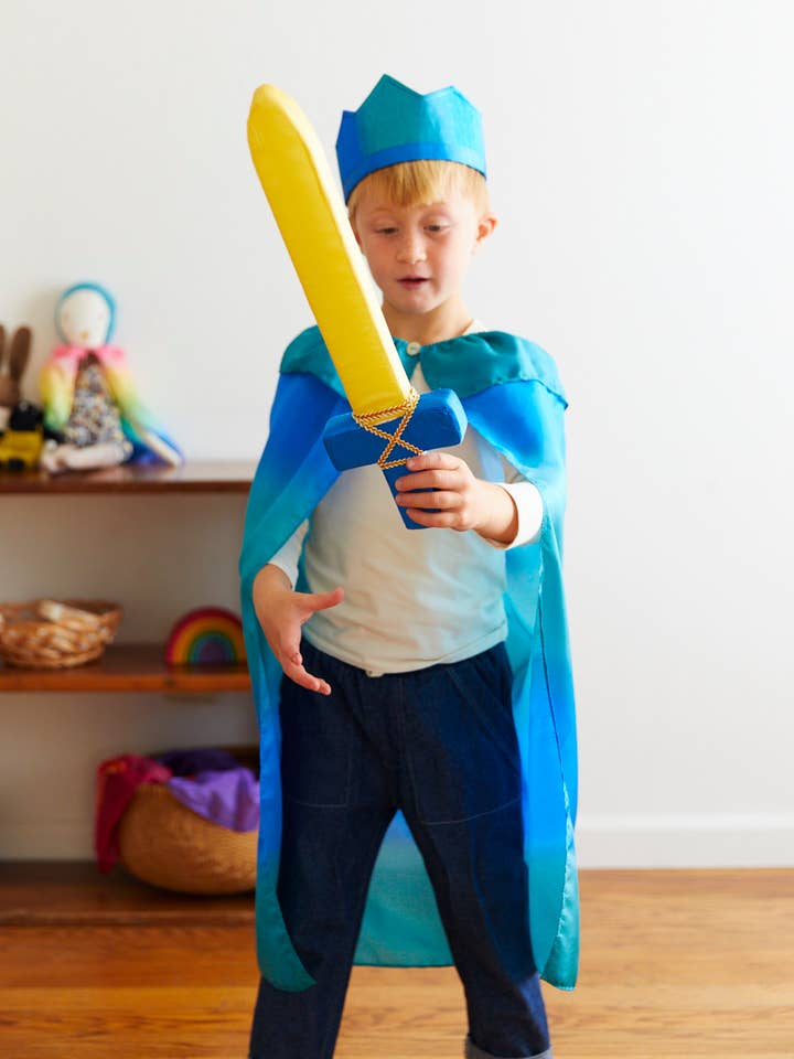 Sarah’s Silks - Wholesale Costume - Kids - Soft Sword for Kids Pretend Play - Natural Silk, Waldorf Toy
