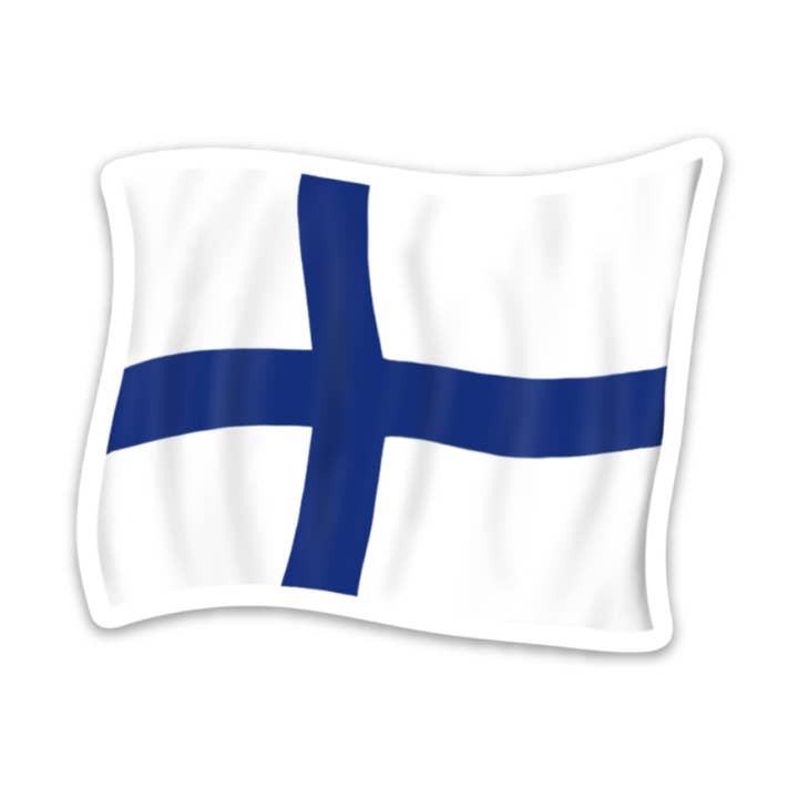 Flag of Finland - Sticker for wholesale by Kevin & Kaia
