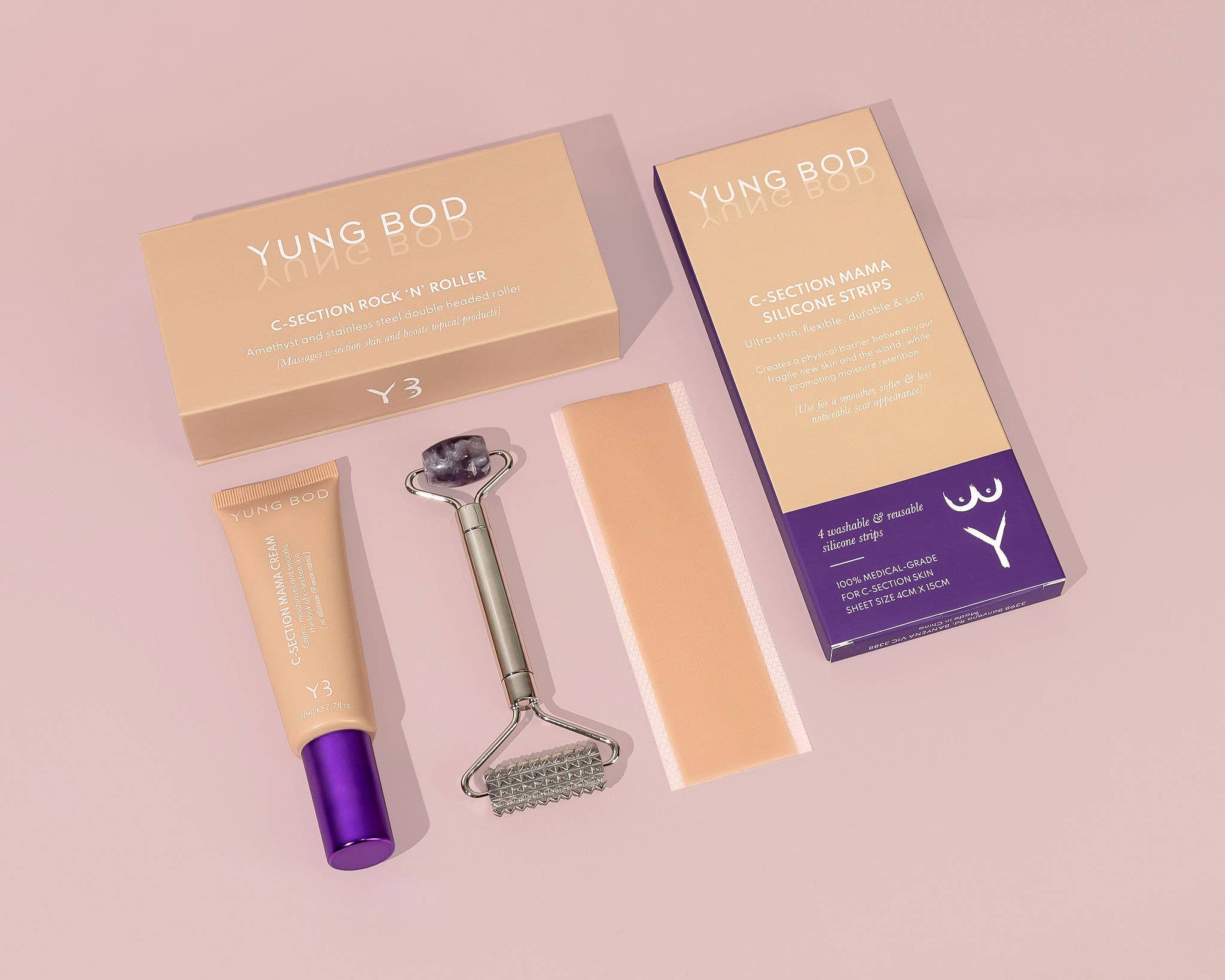 YUNG BOD - Wholesale Belly Band - Maternity - C-Section Silicone Strips5