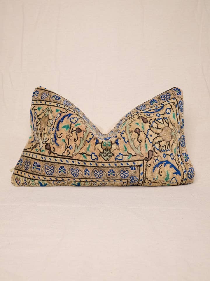 Fatma Turkish Vintage Rug Lumbar No. 1 for wholesale by Twenty Third by Deanne