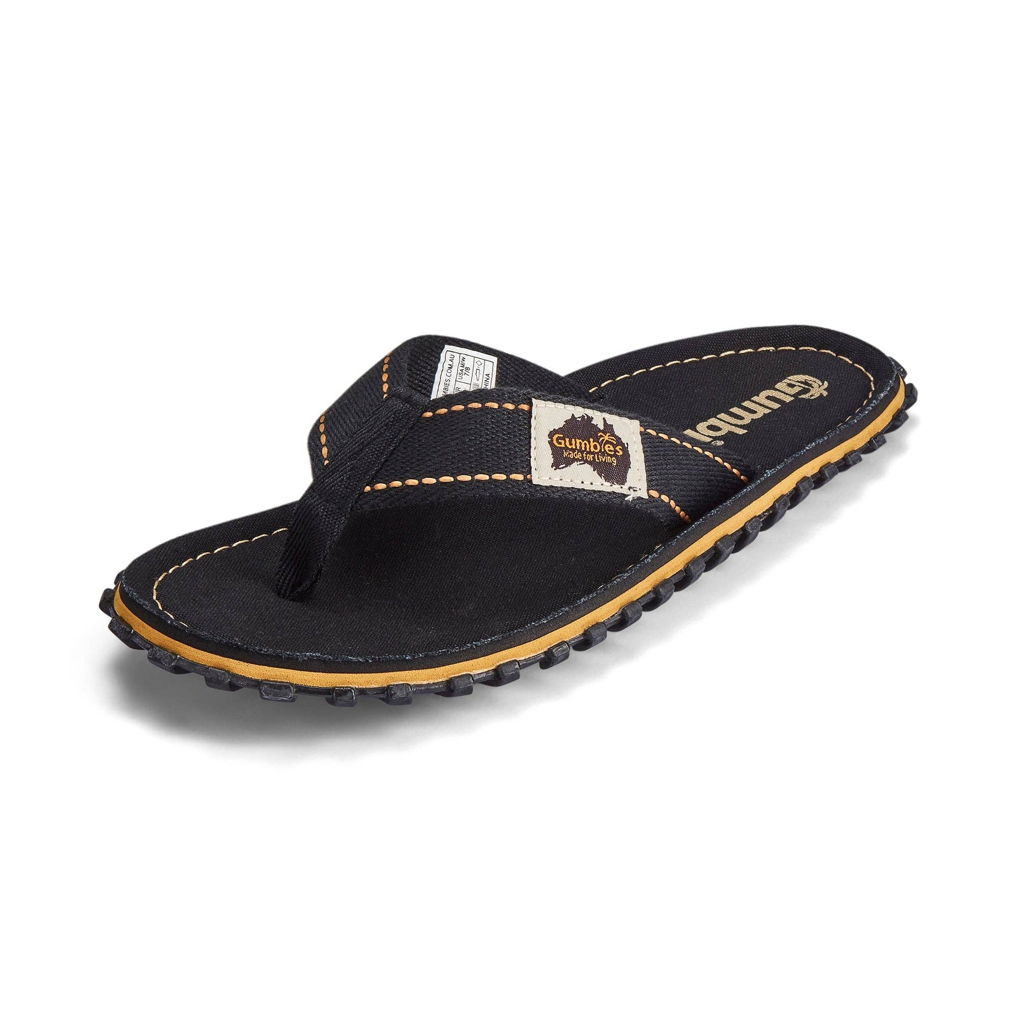 Gumbies - Wholesale Flip Flops - Men's - Islander Flip-Flops - Men's - Classic Black3