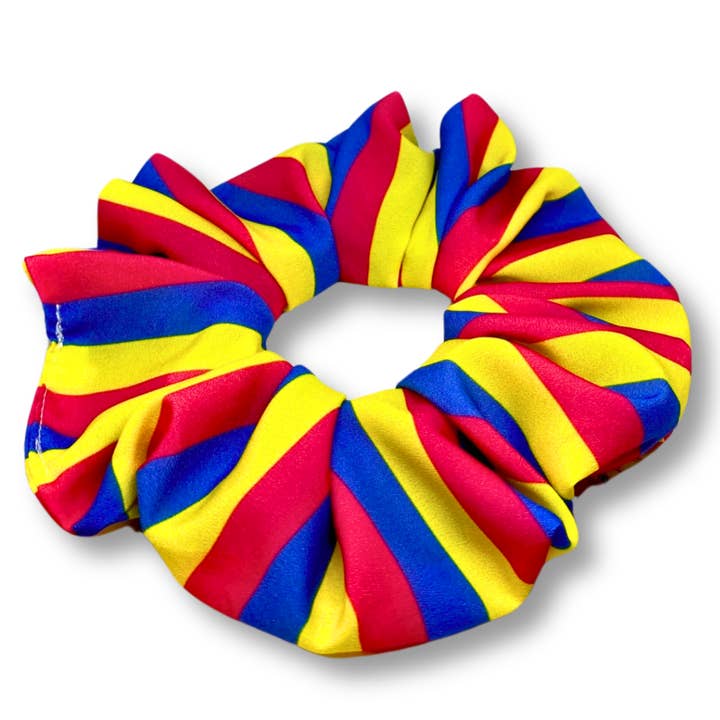 Enchanted Scrunch - Venta al por mayor Coletero - Mujer - Coletero con la bandera del orgullo pansexual