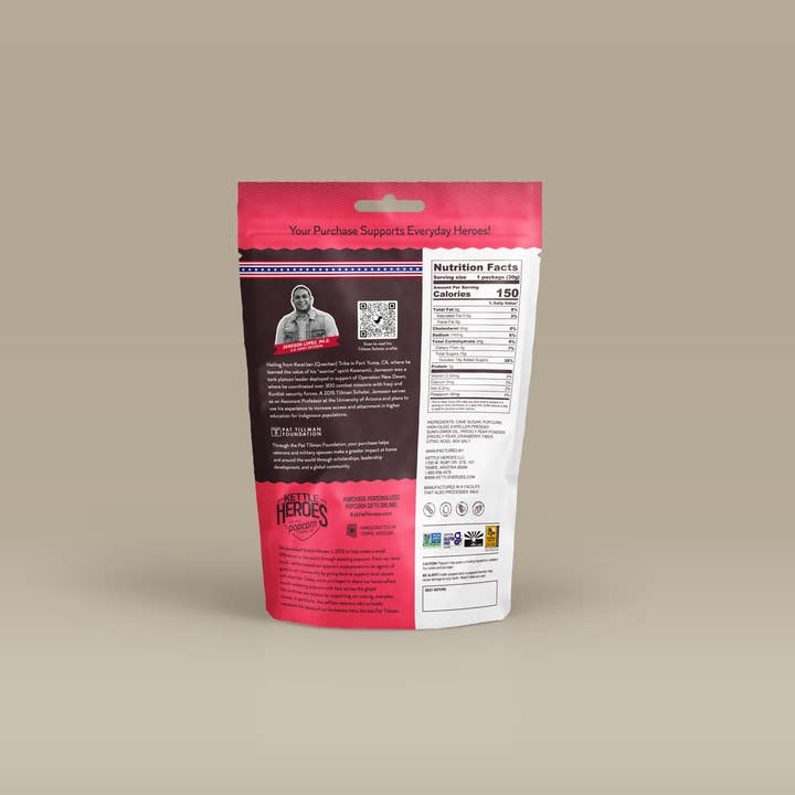 Kettle Heroes Artisan Popcorn – wholesale Popcorn – Kittlig Päron Kettle Corn - Snack Pack1