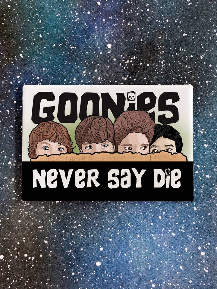 Magnet - The Goonies - Never Say Die for wholesale by The Red Swan Shop