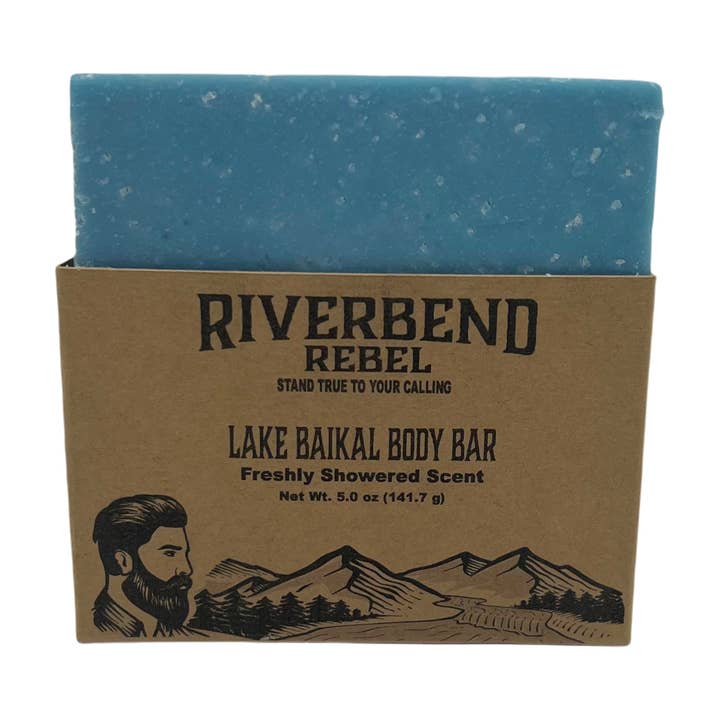 Lake Baikal Body Bar for Men - Handmade for wholesale by Riverbend Rebel