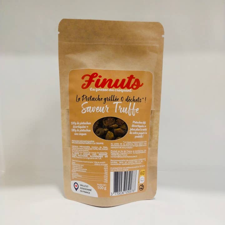 Geroosterde Gepelde Pistachenoten met Truffelsmaak voor wholesale door Les Pistaches Toquées