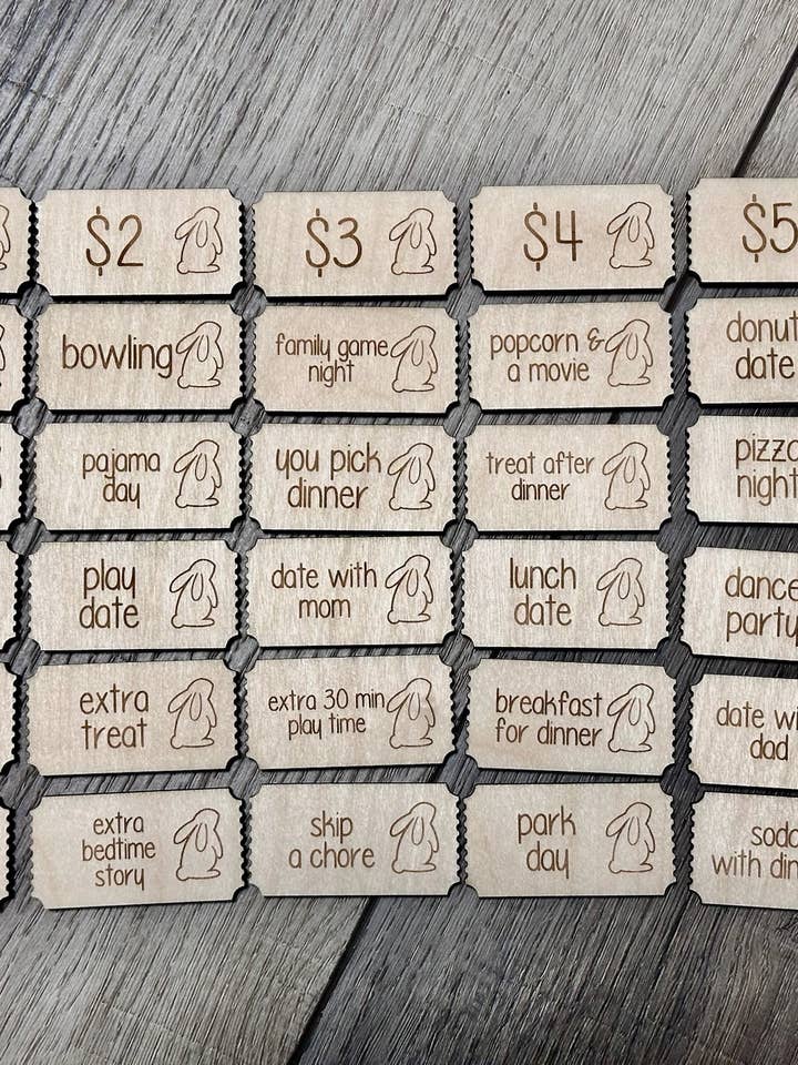 Easter Egg Tokens-Tickets for wholesale by B.VerStrat Designs