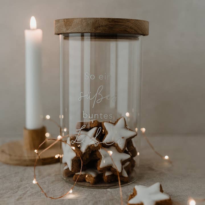 Tarro de almacenamiento Sweet Life de 19 cm (PU = 4 piezas) para venta al por mayor de Eulenschnitt