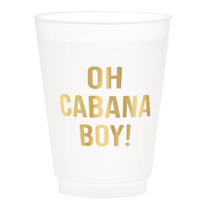 Frost Cup - Oh Cabana Boy - 6 ct for wholesale by Slant Collections by Creative Brands