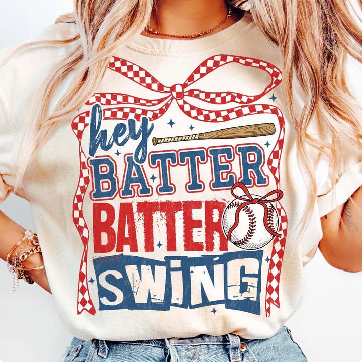 Hey Batter Batter Swing for wholesale by VEM Creations Wholesale