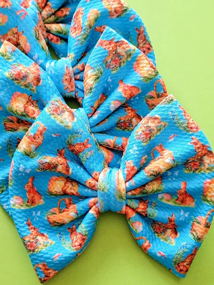 Savannah Bow-Vintage Bunnies for wholesale by Dainty Delights Creations