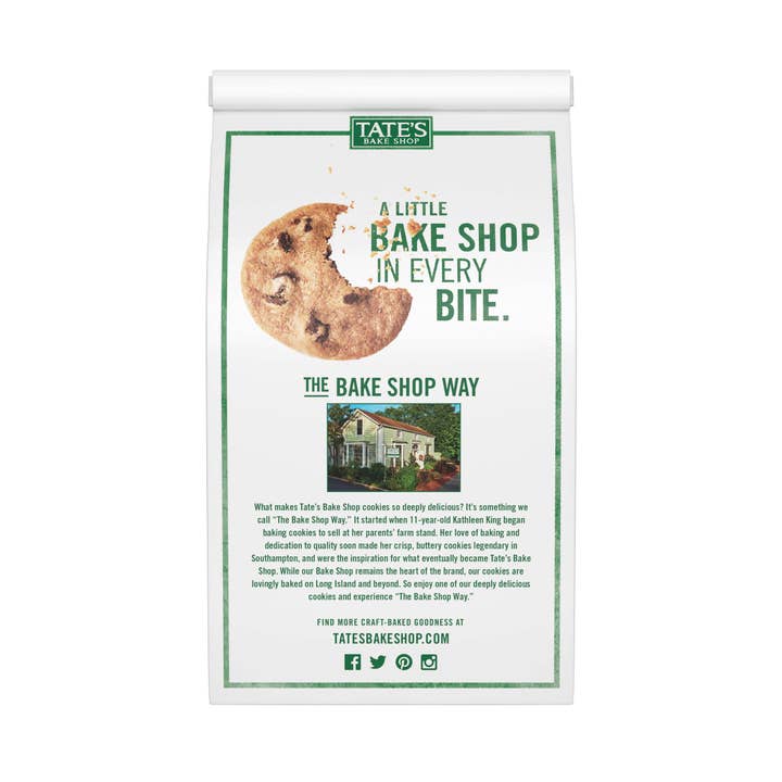 Tate's Bake Shop - Wholesale Cookie - 12ct - 7oz Gluten Free Chocolate Chip Cookies