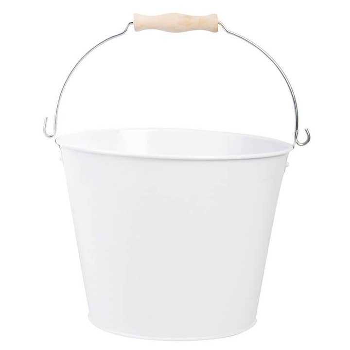 Bucket w/Handle, 5 L, Zinc, White and other Purchase Wholesale plastic buckets. Free Returns & Net 60 Terms on Faire trending on Faire.