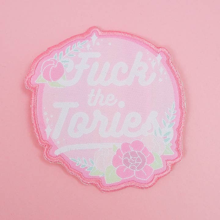 Fuck the Tories Patch for wholesale by Hand Over Your Fairy Cakes
