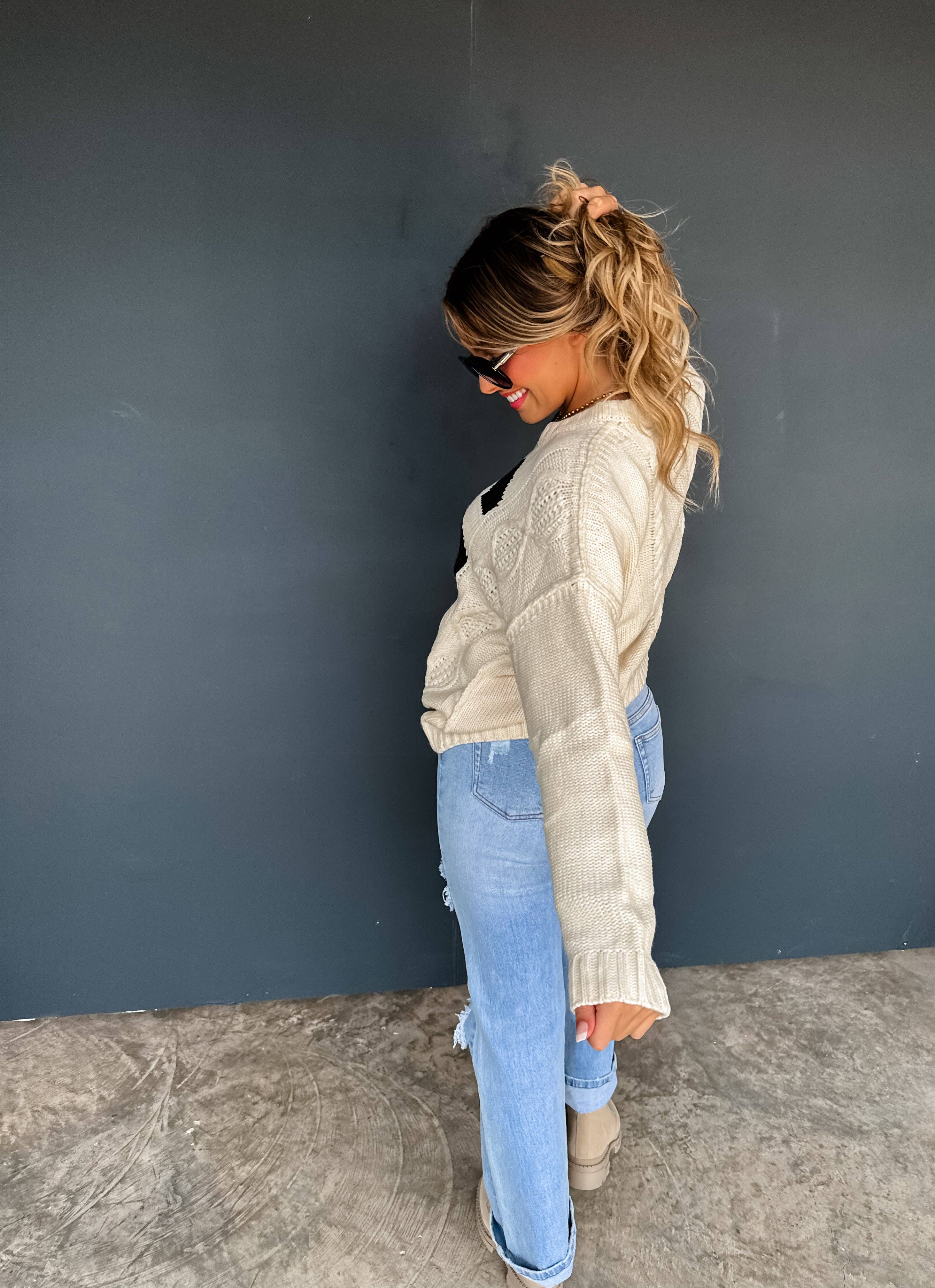 BLAKELEY - Vente Pull en maille – femme - SWEATSHIRT VARSITY 867