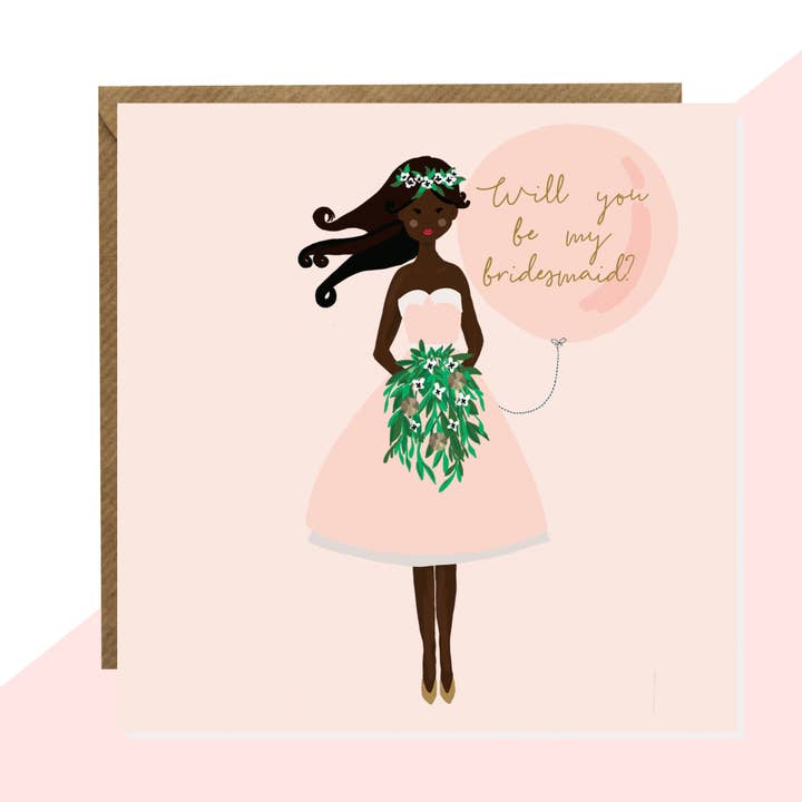 Will you be my Bridesmaid Card per la vendita all'ingrosso da parte di Lottie Simpson