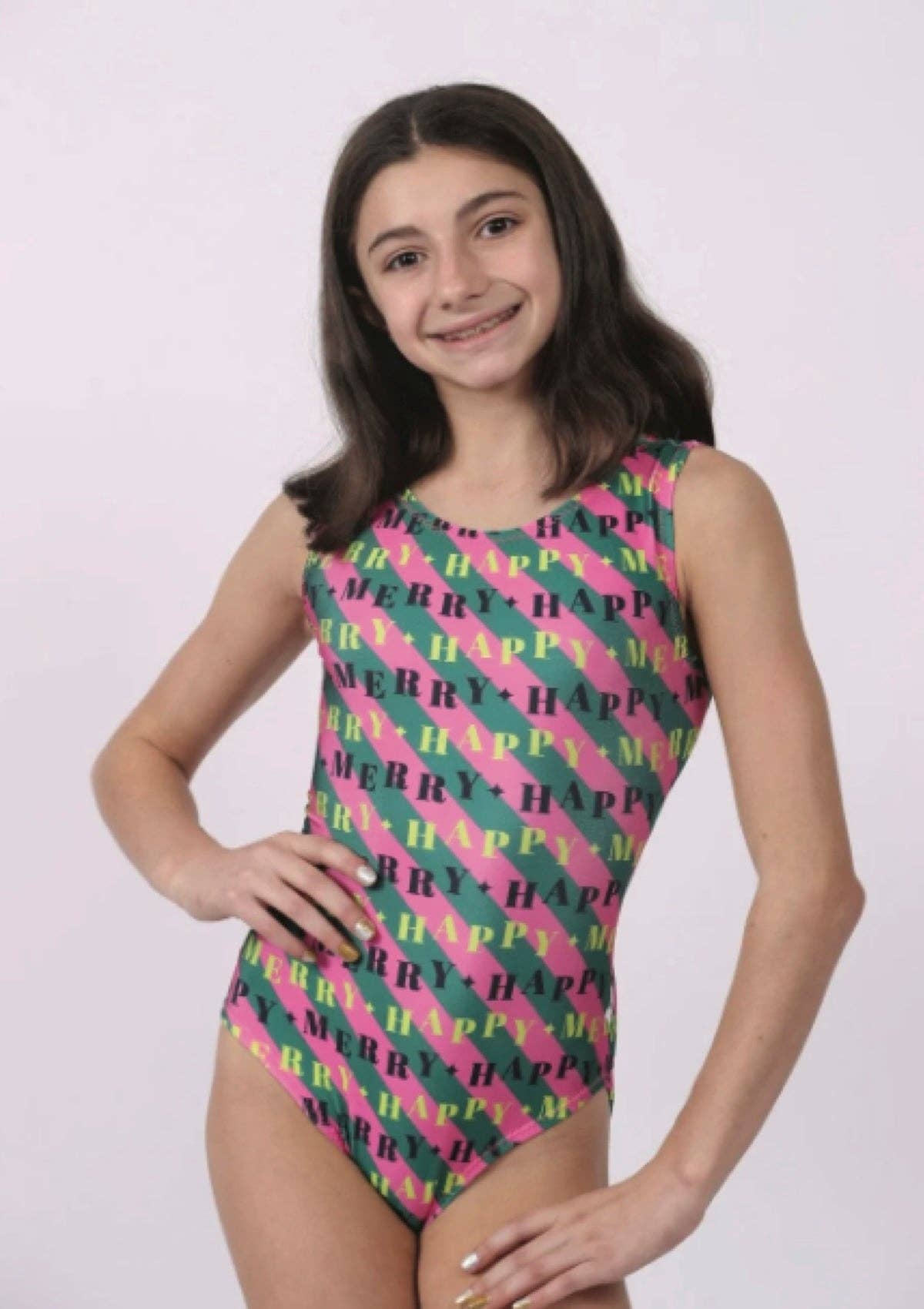 Foxy's Leotards – wholesale One-piece swimsuit – Kids – Christmas Wrapping Paper0