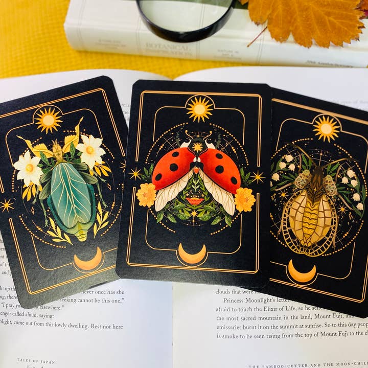 Split Moon Studios - Wholesale Art Print - A Set of Insect Art Prints - A6 Post Card Size - Artprint13