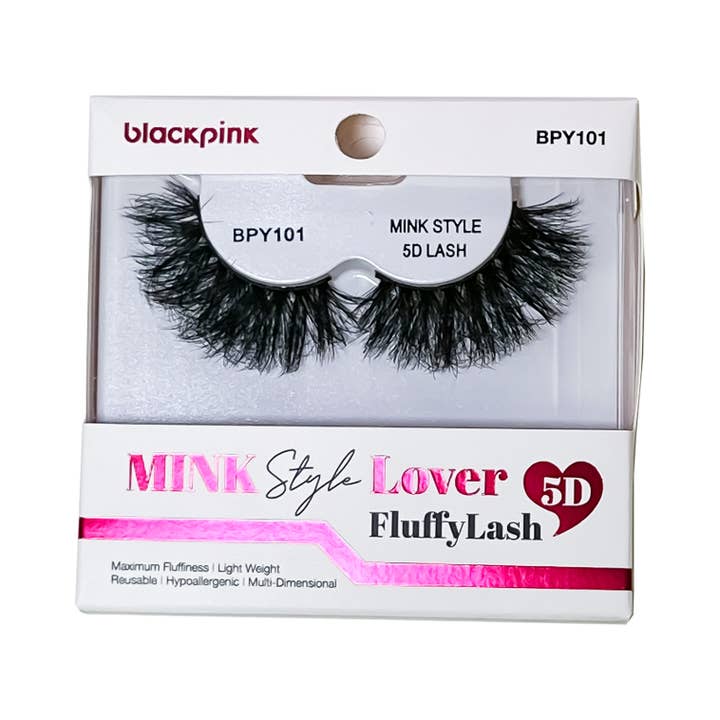 SM Beauty LLC - Wholesale False/Fake Eyelashes - Blackpink - 5D Mink Style Lover Fluffy Lash