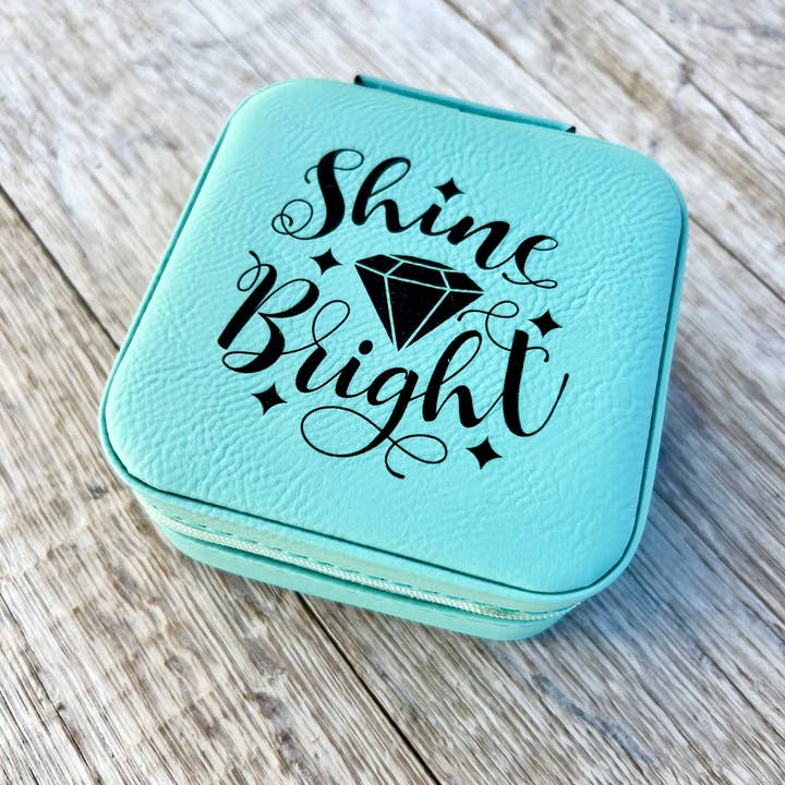 KW Custom Creations - Wholesale Jewelry Box/Organizer - Laserable Leatherette Travel Jewelry Box9