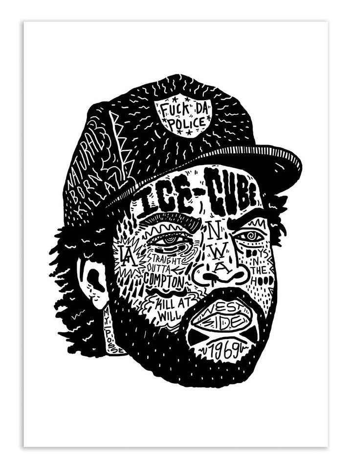 Art-Poster - Ice Cube - Nick Cocozza per la vendita all'ingrosso da parte di Wall Editions