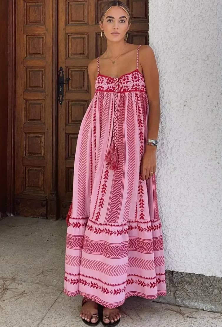 Serenity Collective - Wholesale Dress - Women's - Bohemian Maxi Dress