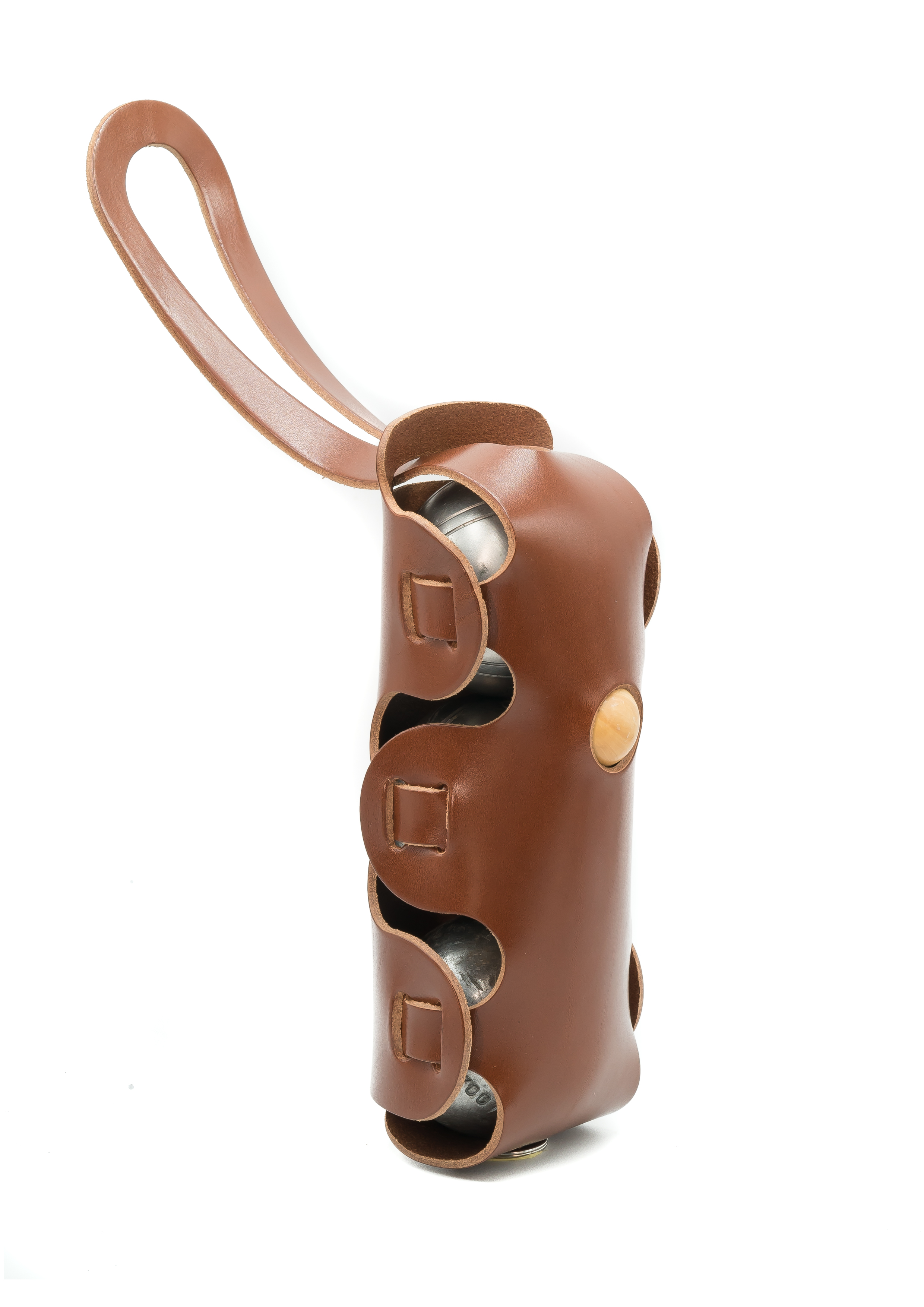 La Bouclée - Wholesale Sporting Accessories - La Triplette - Petanque ball holder - 100% leather14