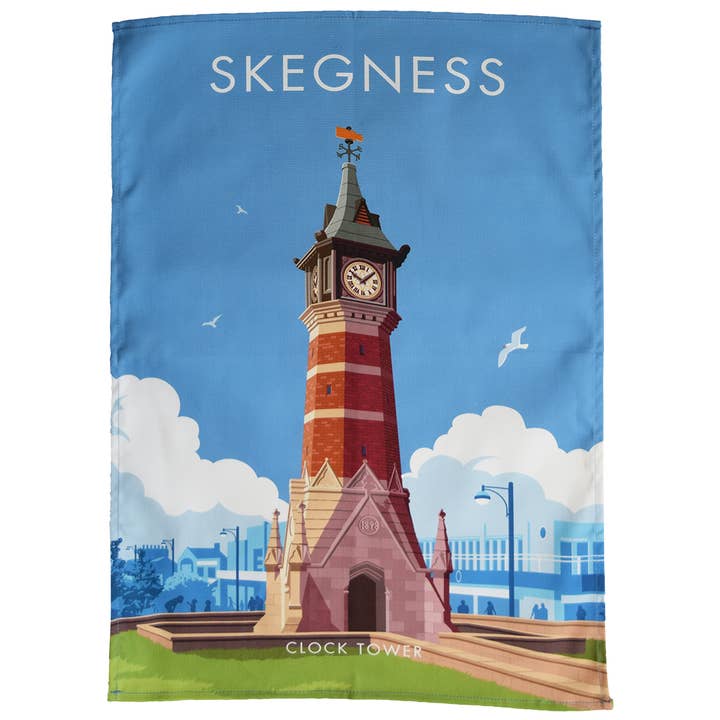 Torchon Skegness Clock Tower pour la vente par Town Towels