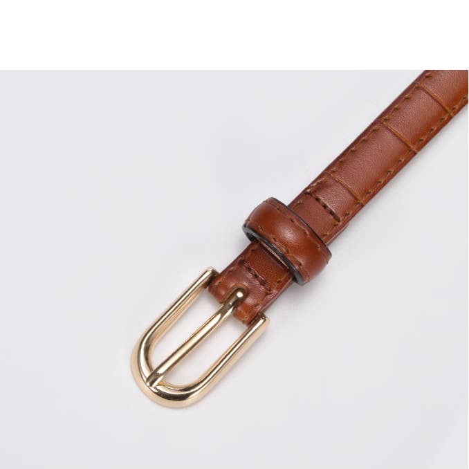 Esley Accessories - Wholesale Belt - Women's - A2405DJN24353 - FIORI LEATHER BELT2