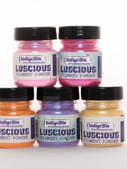 Saftigt Pigment Pulver - Sweetie Shop Sæt (5x25ml) for engroshandel hos IndigoBlu