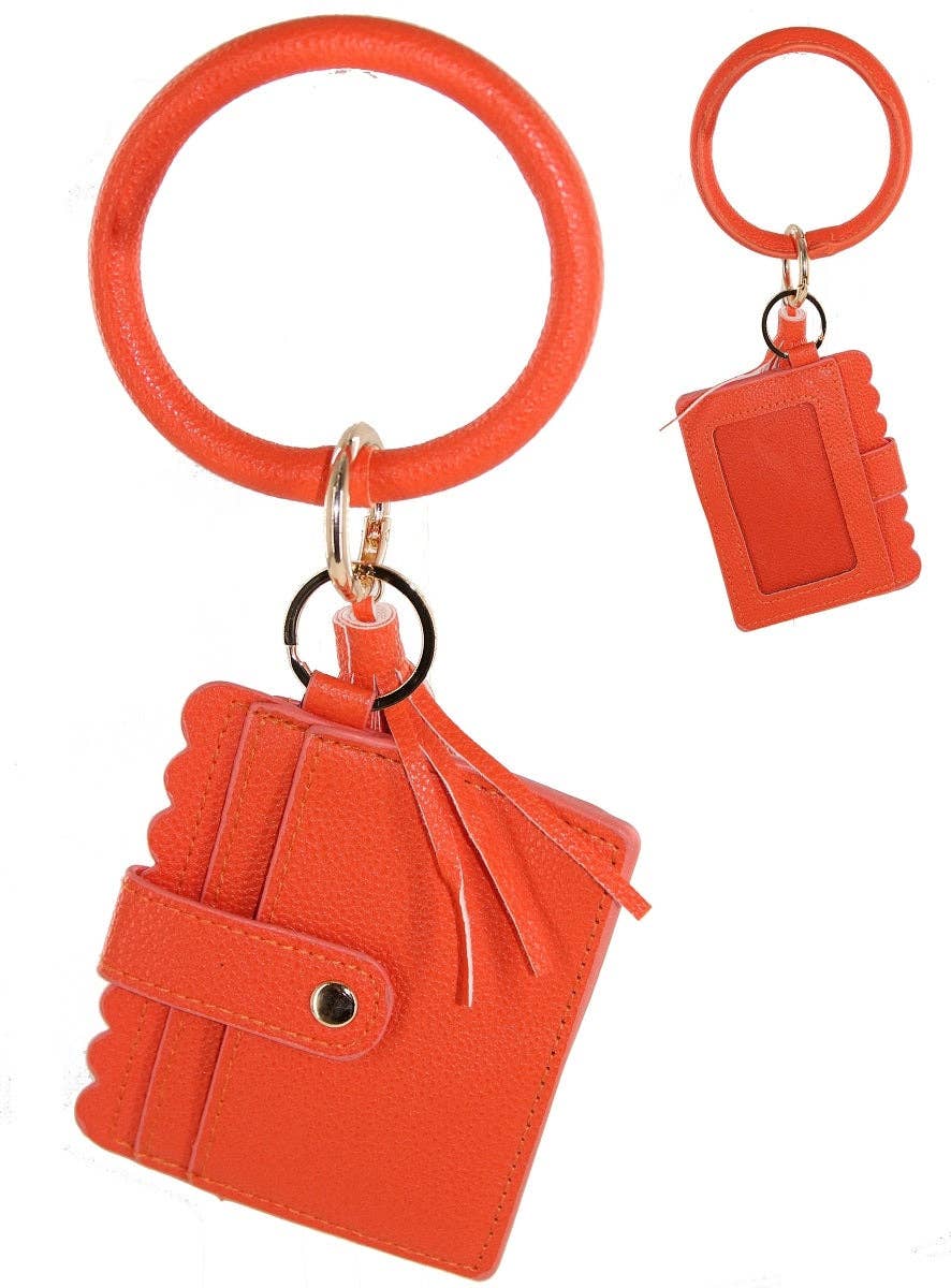 MiMi Wholesale - Wholesale Wallet - Women's - BB139x115 Solid Color Bangle/Key-Chain/Wallet w/ ID Window1