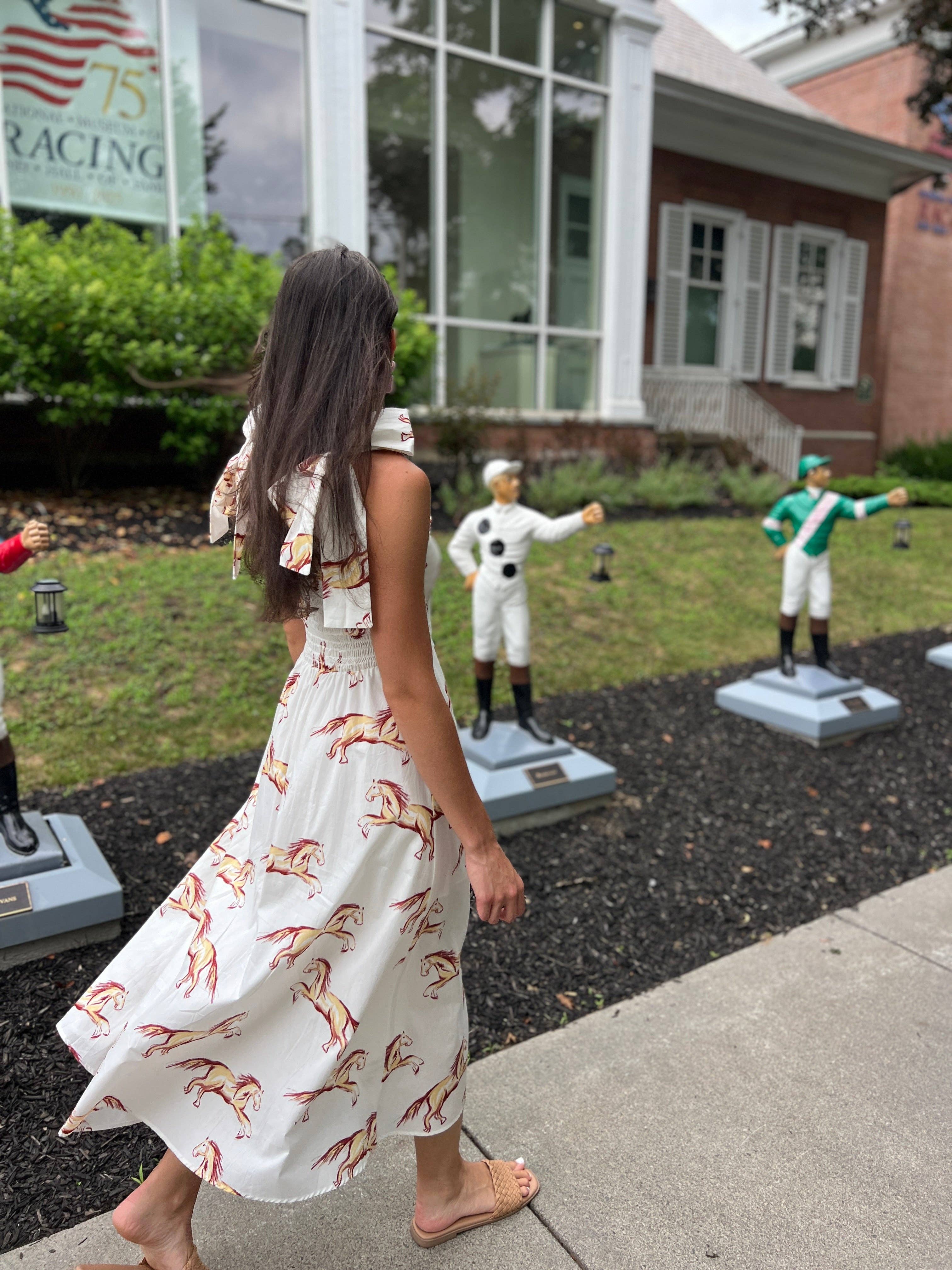 Kathleen Maeve - Wholesale Dress - Women's - Emma Bow Maxi Dress | Horses10