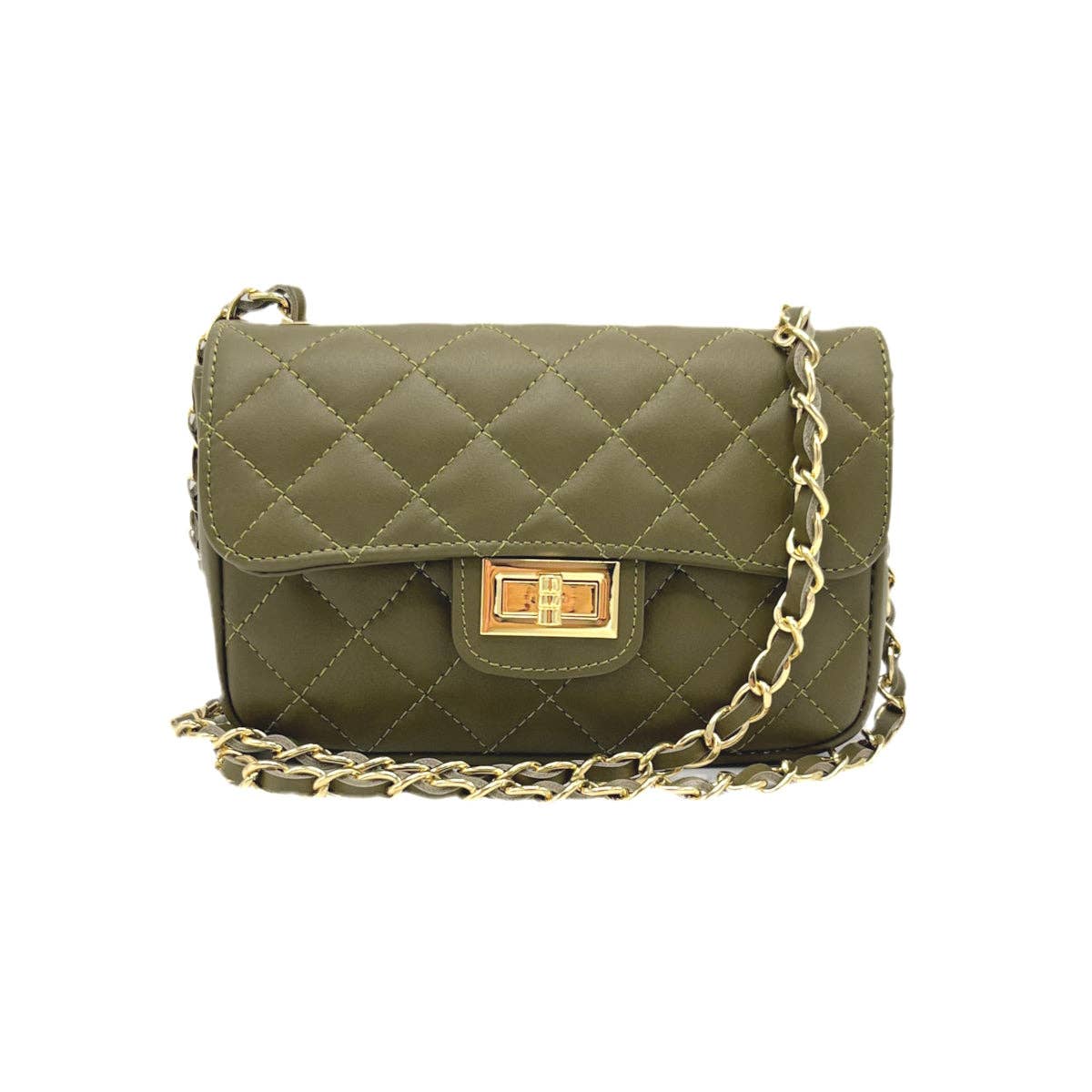 Suie Valentini srl - Wholesale Shoulder Bag - Women's - Genuine leather chain bag, small size, Made in Italy, art. 1124925