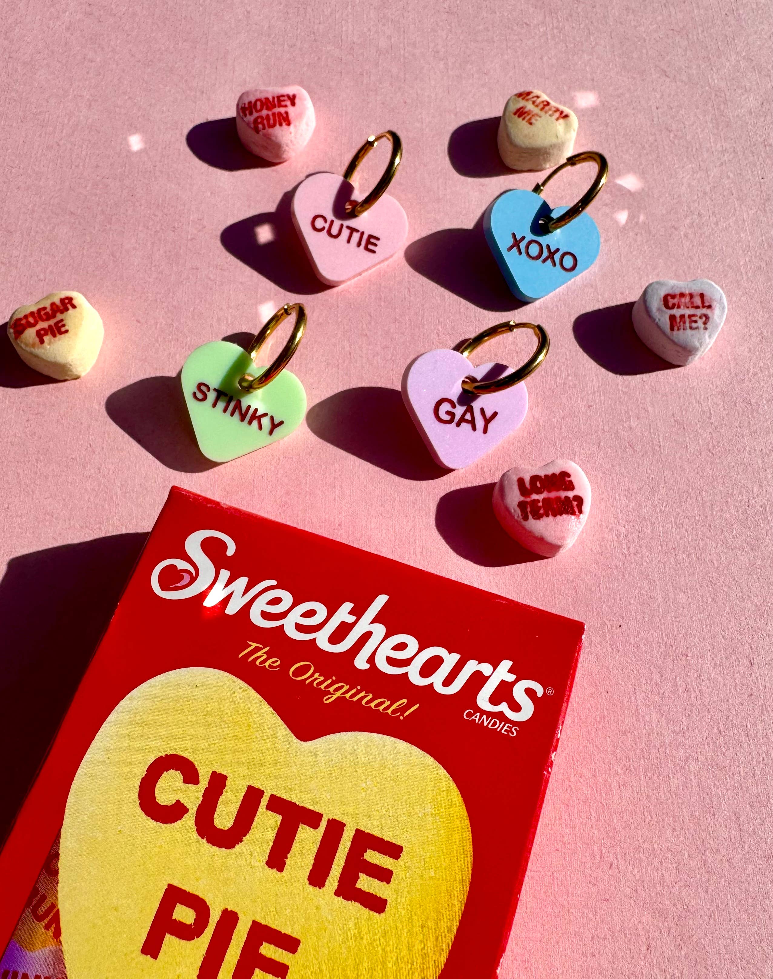 Not Picasso - Wholesale Dangle Earrings - Candy Sweetheart Minis11