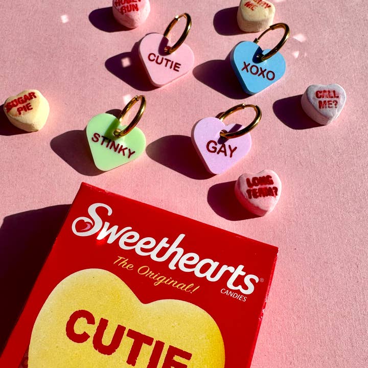 Not Picasso - Wholesale Dangle Earrings - Candy Sweetheart Minis11