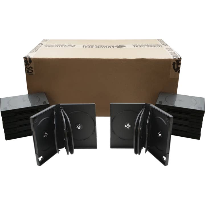 Square Deal Recordings & Supplies - Wholesale Jewelry Box/Organizer - Cases - DVD 7-Disc Capacity - With Hinged Trays - 27mm