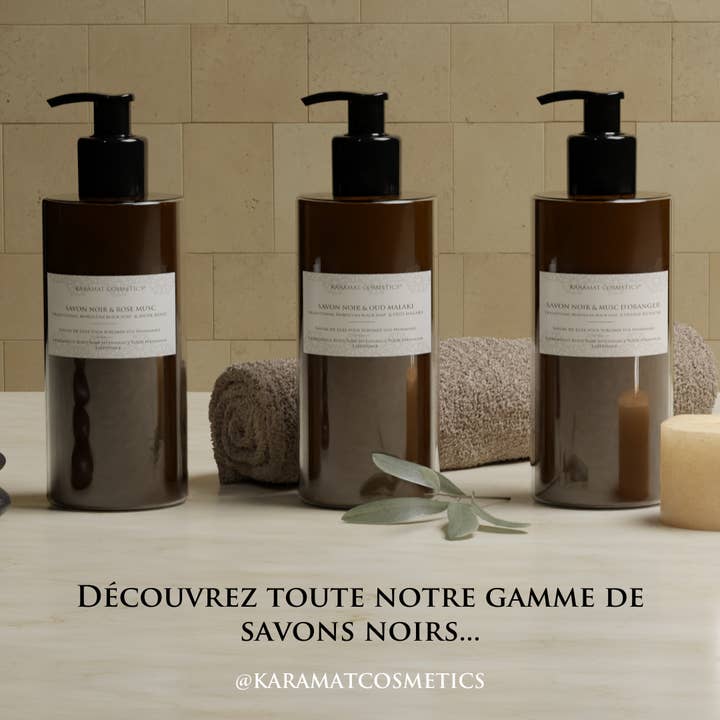 MAISON KARAMAT - Wholesale Body Wash/Shower Gel - Liquid Black Soap for your Hammams 300ml
