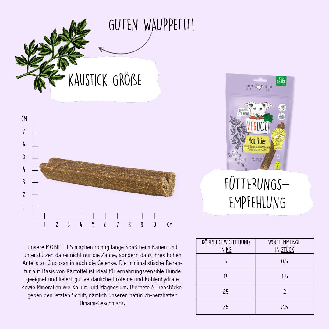 VEGDOG - Wholesale Hondenkoekjes - Hond - MOBILITEITEN 115g8