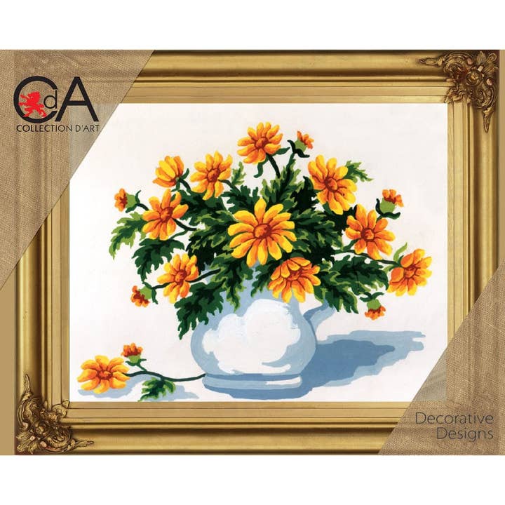 Collection de marguerites Dart de kit imprimé de tapisserie à broderie pour la vente par RTO&Collection D'Art (RTO Baltic OU)