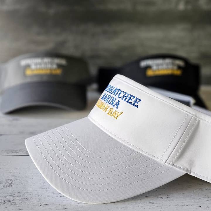 Mad River - Wholesale Visor - Unisex - Custom Embroidered Poly Visor - Your Text 1