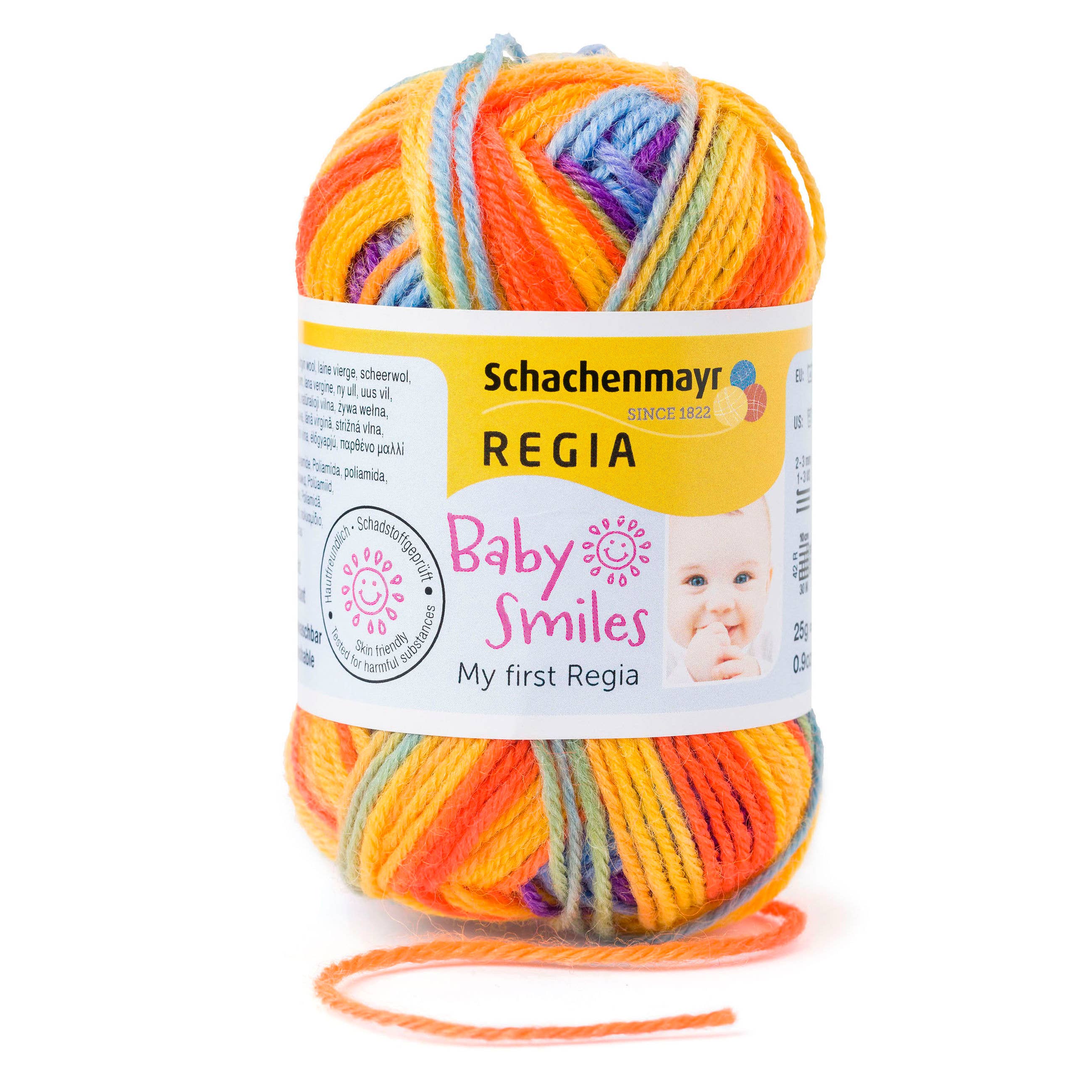 MEZ Crafts Germany – wholesale Garn – REGIA Baby Smiles My First REGIA strumpgarn 10 x 25 g10