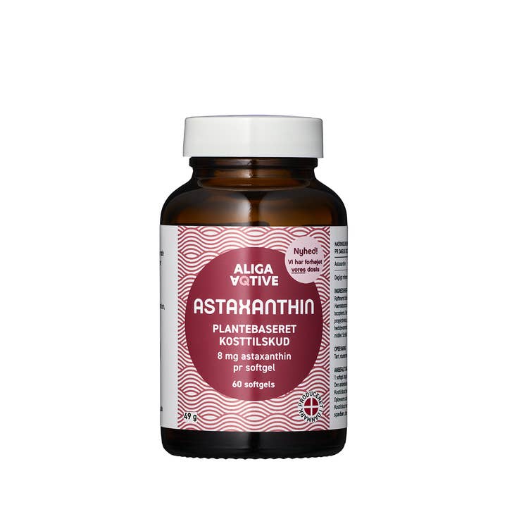 Aliga Aqtive - Wholesale Oral Supplement/Vitamin - Astaxanthin 8 mg Softgels