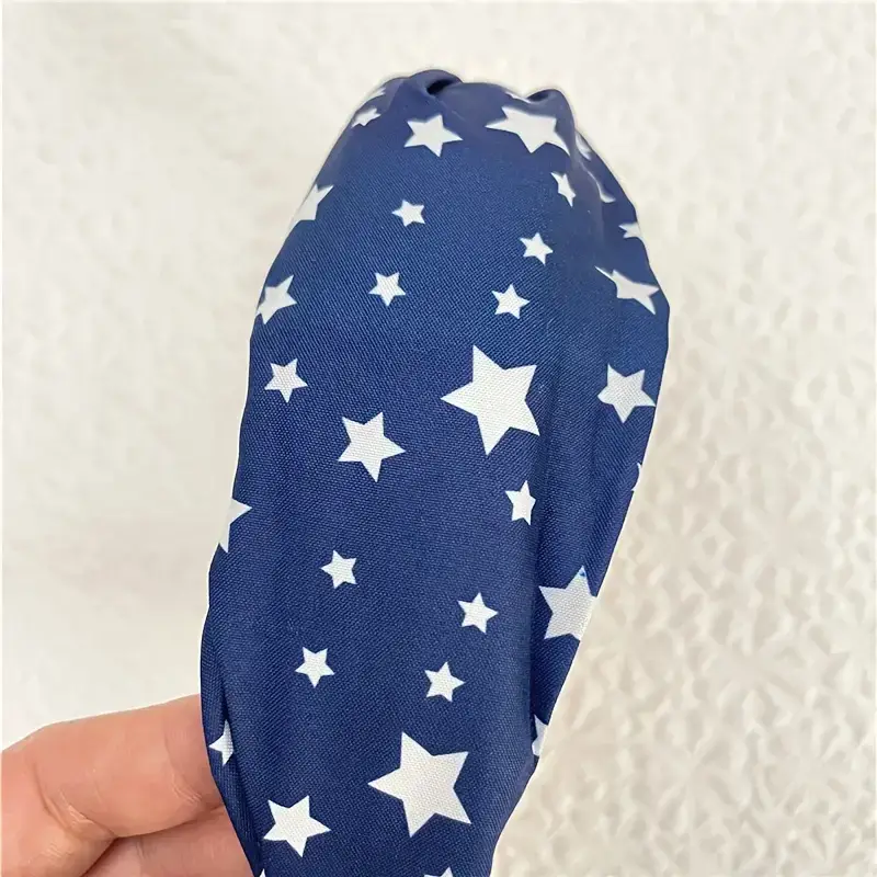 Kate Tuesday Jewelry – wholesale Fashion headband – women's – Stripes and Stars Patriotic Headband1
