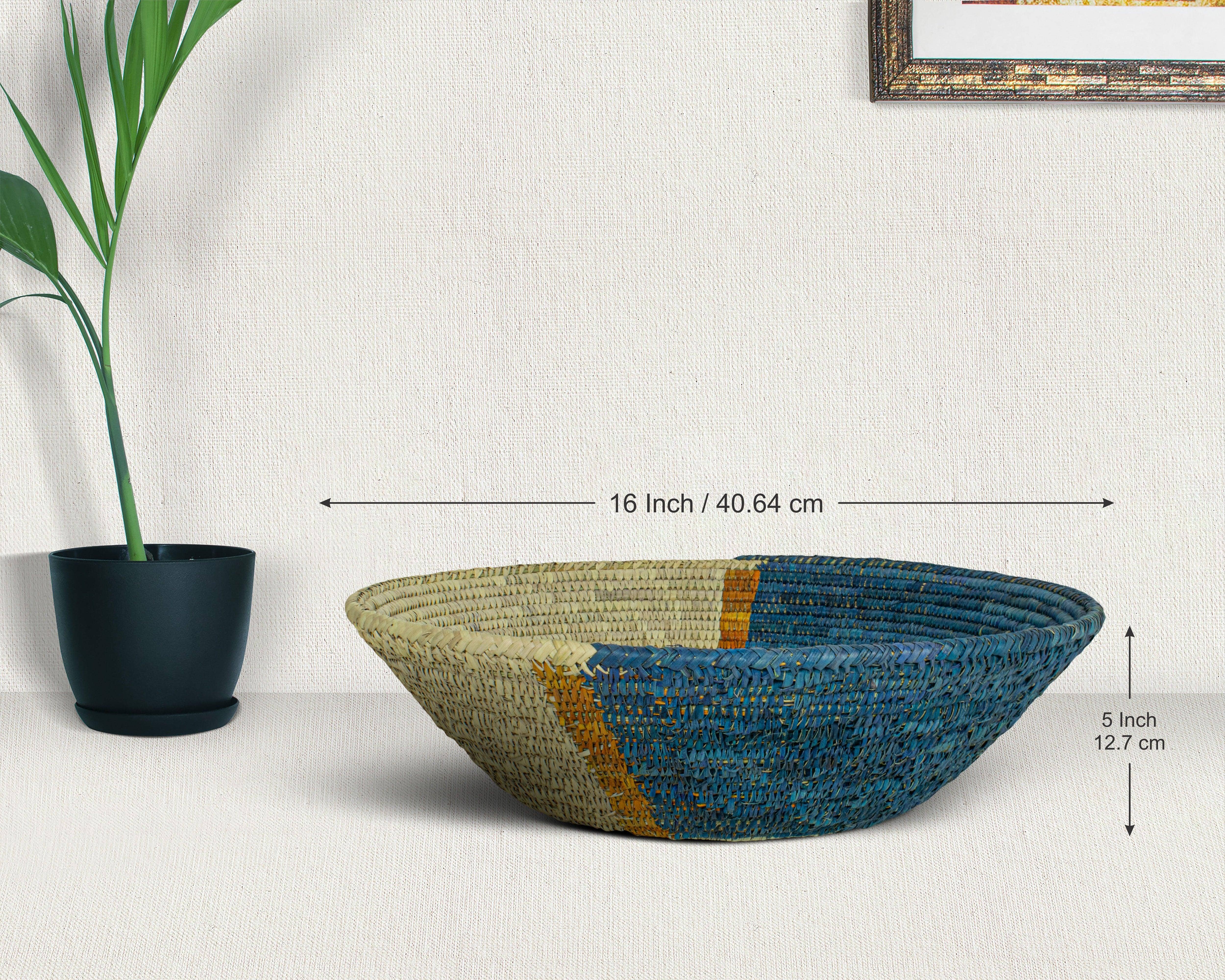 ArtisanalEmporiumLLC - Wholesale Basket - 16 Inch Handwoven Hanging & Storage Bowls5